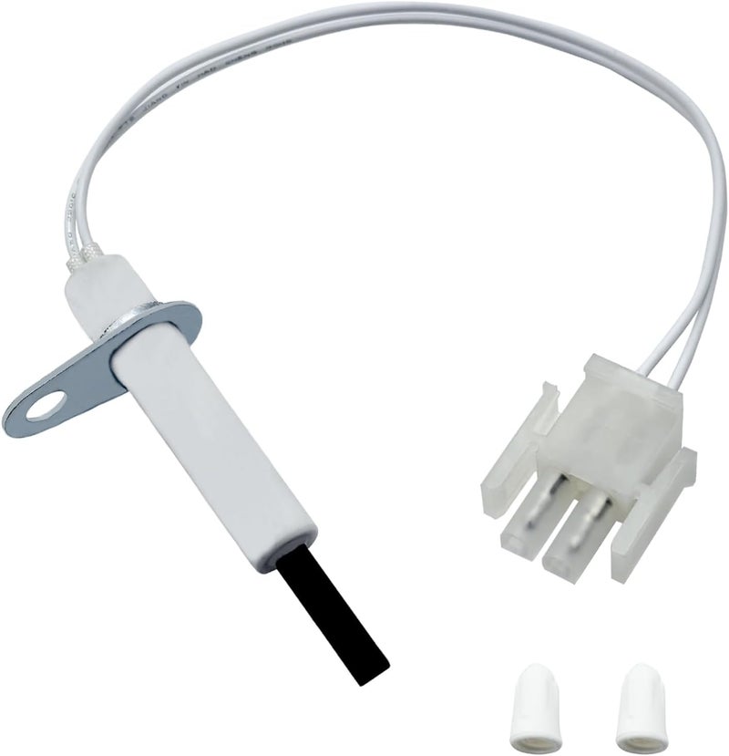 Nexjy 0130F00008S Furnace Hot Surface Ignitor Compatible with Goodman, Janitrol, Amana, Janitrol Gas Furnace, 0130F00008S Silicon Nitride Igniter Replace For 0130F00008 789-707A1 SSN084KS Ceramic Nuts. - Image 1